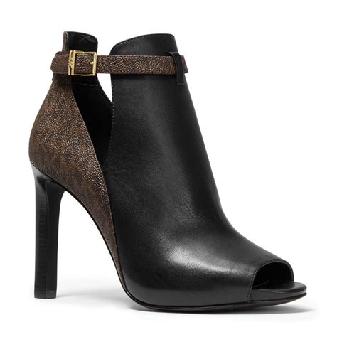 michael kors ankle boots beige|michael kors outlet kara bootie.